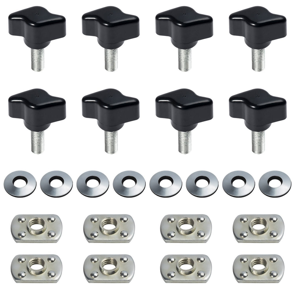 Hard Top Quick Removal Screw Washer Fastener Nuts Bolts Kit for Jeep Wrangler JK