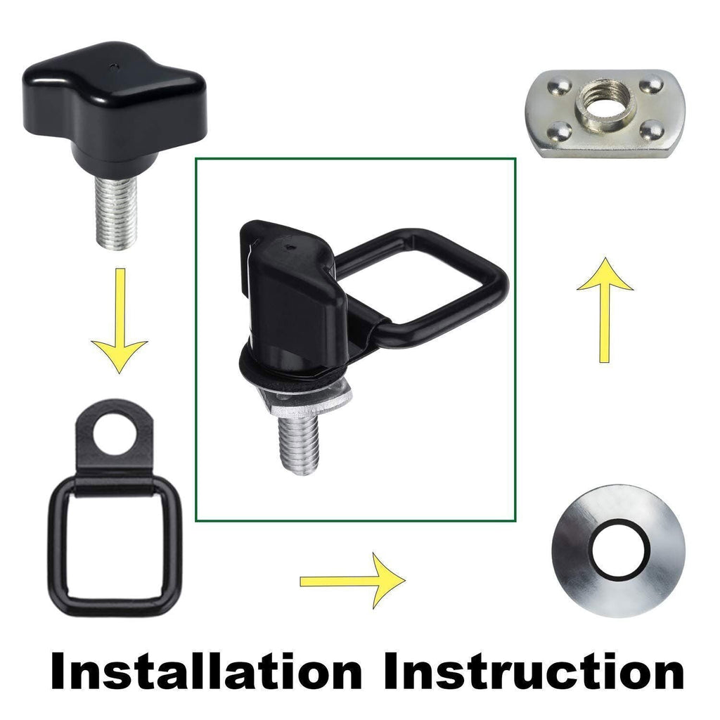 Hard Top Quick Removal Screw Washer Fastener Nuts Bolts Kit for Jeep Wrangler JK
