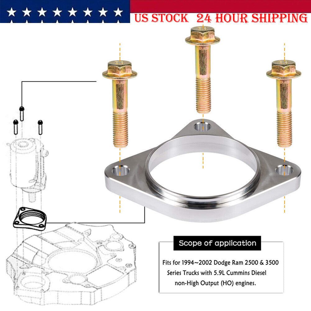 Starter Spacer Kit w/ Bolts 5 Speed For 94-02 Dodge Ram 2500 3500 Cummins 5.9L