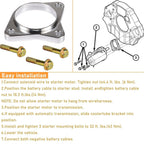 Starter Spacer Kit w/ Bolts 5 Speed For 94-02 Dodge Ram 2500 3500 Cummins 5.9L