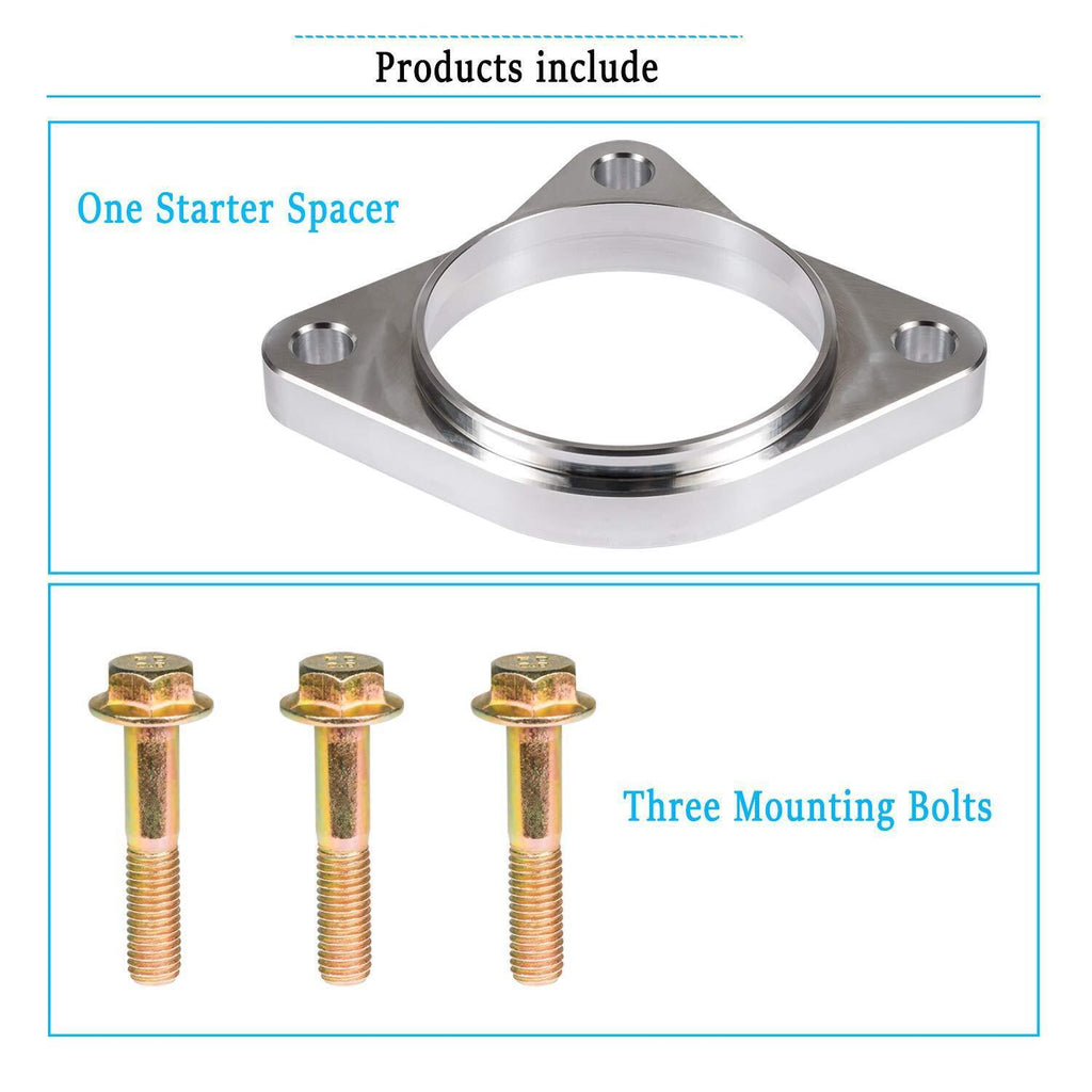 Starter Spacer Kit w/ Bolts 5 Speed For 94-02 Dodge Ram 2500 3500 Cummins 5.9L