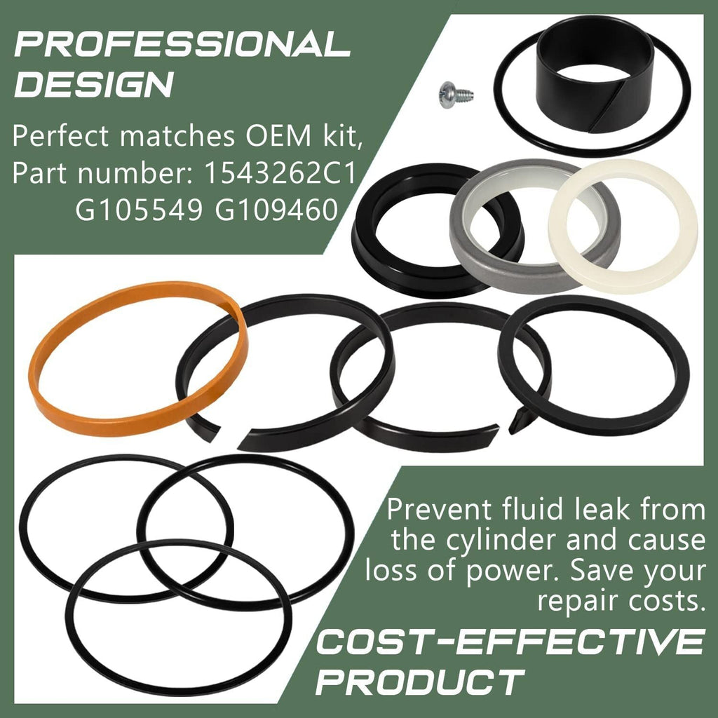 1543262C1 G105549 G109460 Hydraulic Cylinder Seal Kit For Case 350 450 480C 580