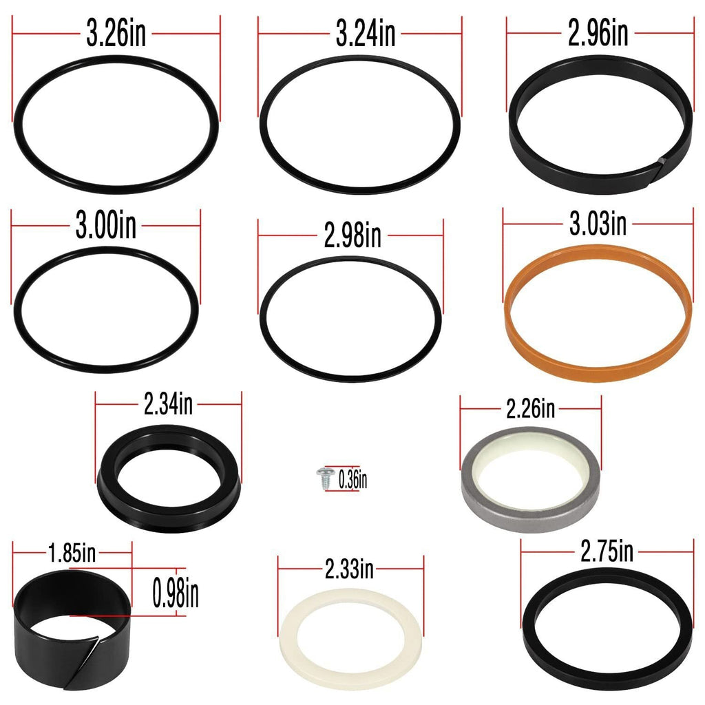 1543262C1 G105549 G109460 Hydraulic Cylinder Seal Kit For Case 350 450 480C 580