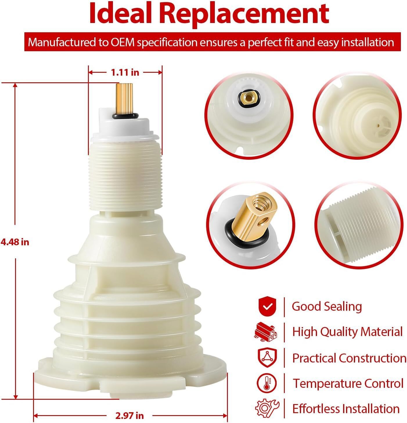 RP26755 Cartridge Top Assembly for Delta 2300 Series, Temperature Control
