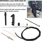 1 & 2 Lower Shift Cable Kit 865436A03 for Mercruiser Alpha One Gen 2, R, MR, MC
