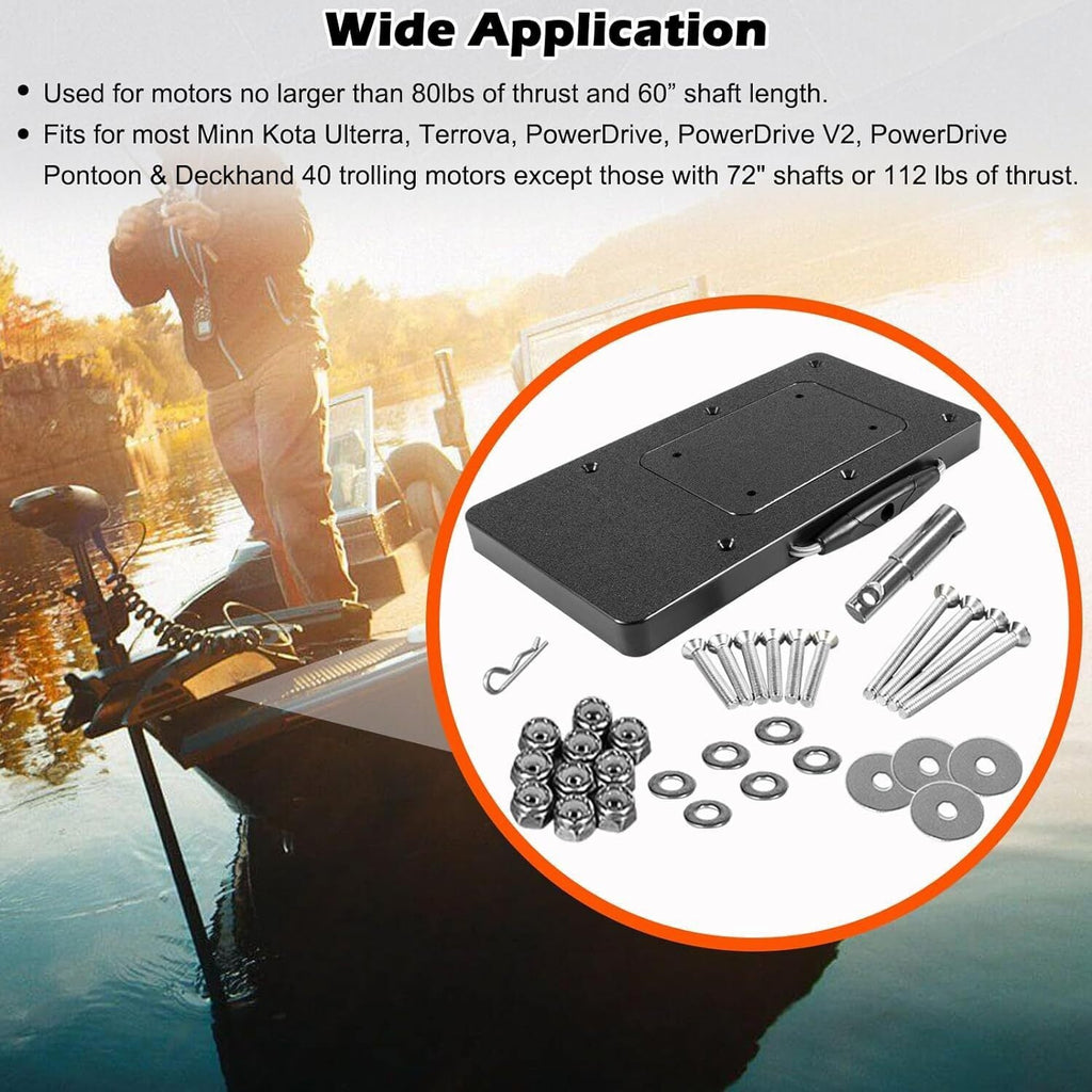 For 1854021 Minn Kota Power Drive V2 Composite Quick Release Bracket MKA-21