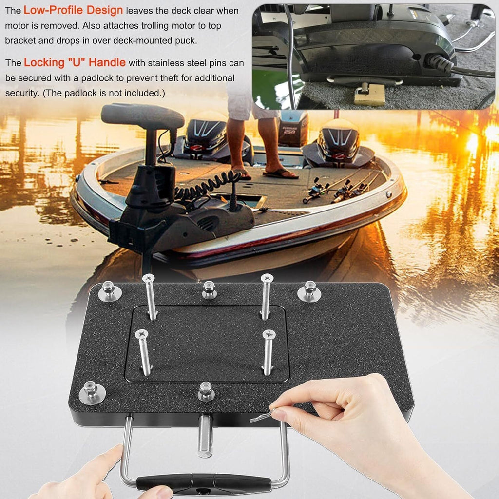 For 1854021 Minn Kota Power Drive V2 Composite Quick Release Bracket MKA-21