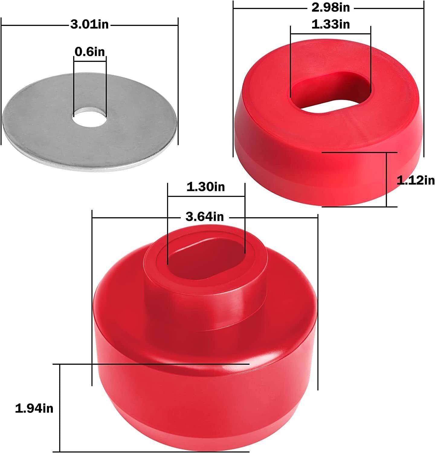 7-141 Body & Cab Mount Bushing Kit for 1999-2014 Chevy Silverado Sierra 2/4WD