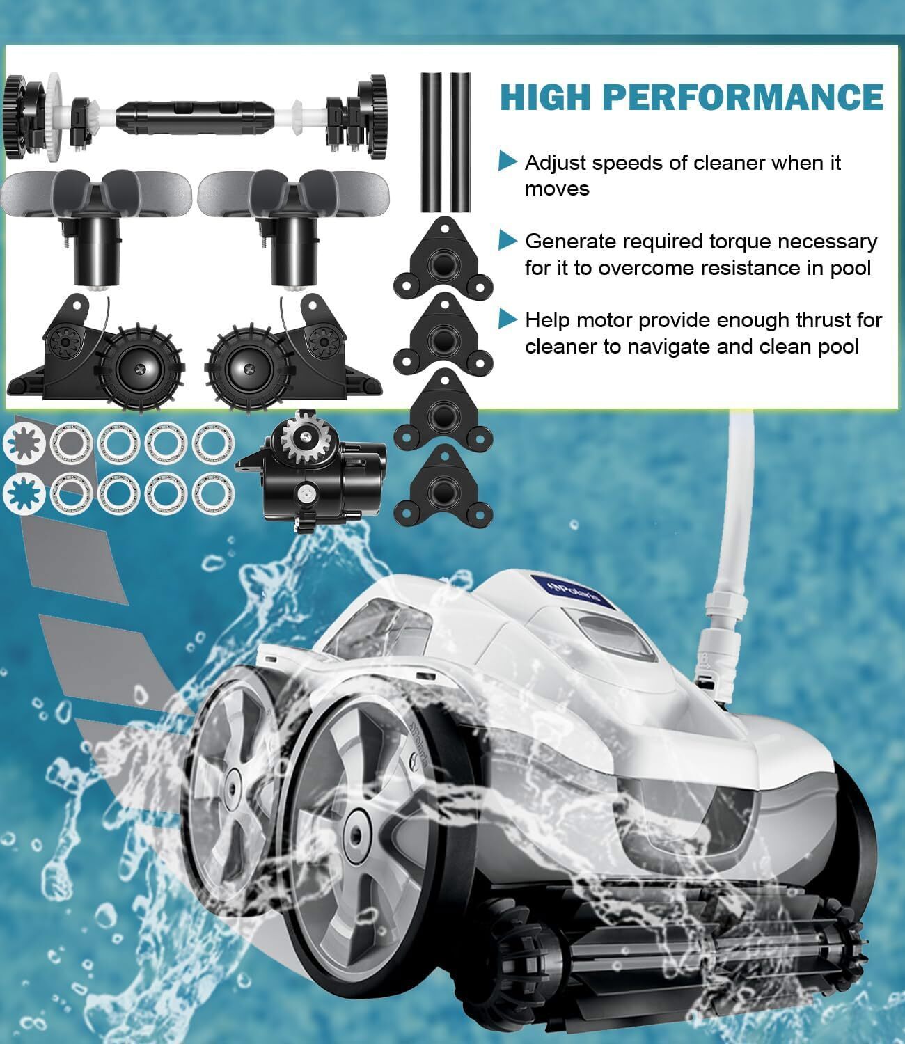 for Polaris Quattro P40 P4000 Factory Tune Up Kit Replacement Rebuild R0995100