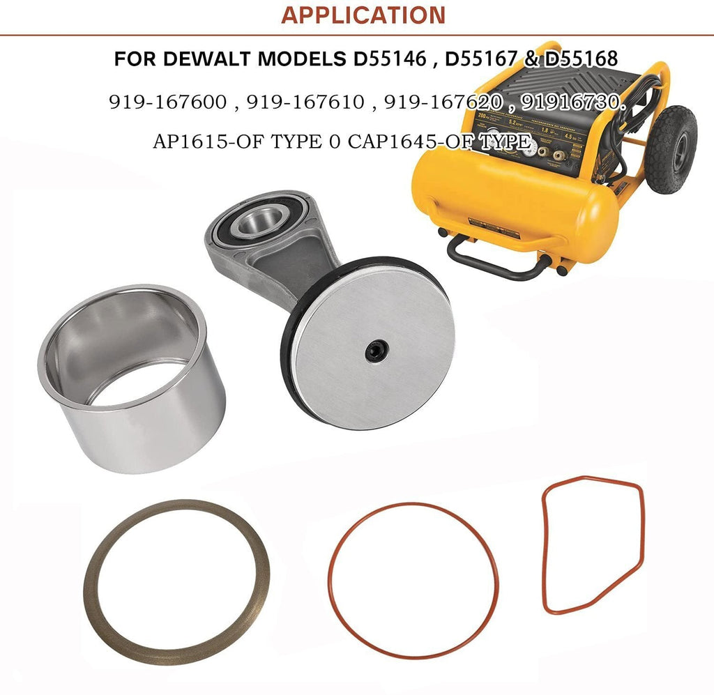 N021725/N038785 Air Compressor Piston Kit For DeWalt 2-7/8" D55146 D55167 D55168
