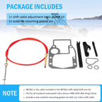 987661 Lower Shift Cable Assembly Kit for OMC Cobra Sterndrive1988-1993