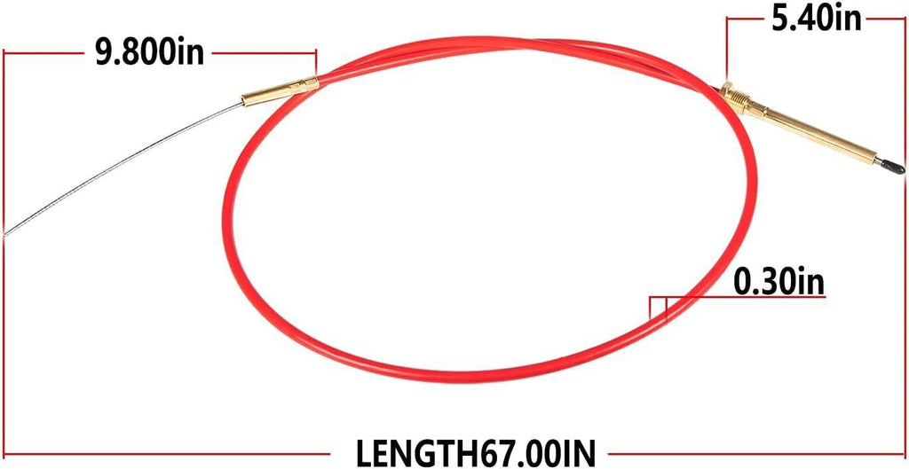 987661 Lower Shift Cable Assembly Kit for OMC Cobra Sterndrive1988-1993