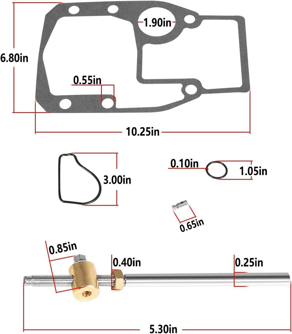 987661 Lower Shift Cable Assembly Kit for OMC Cobra Sterndrive1988-1993