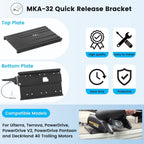 For Minn Kota MKA-32 Electric Steer Quick Release Bracket Cover 1854060 PD Motor