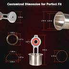 KK-4835 Piston Connecting Rod Kit w/ ACG-1 Rod For Oil Free Compressor Pumps