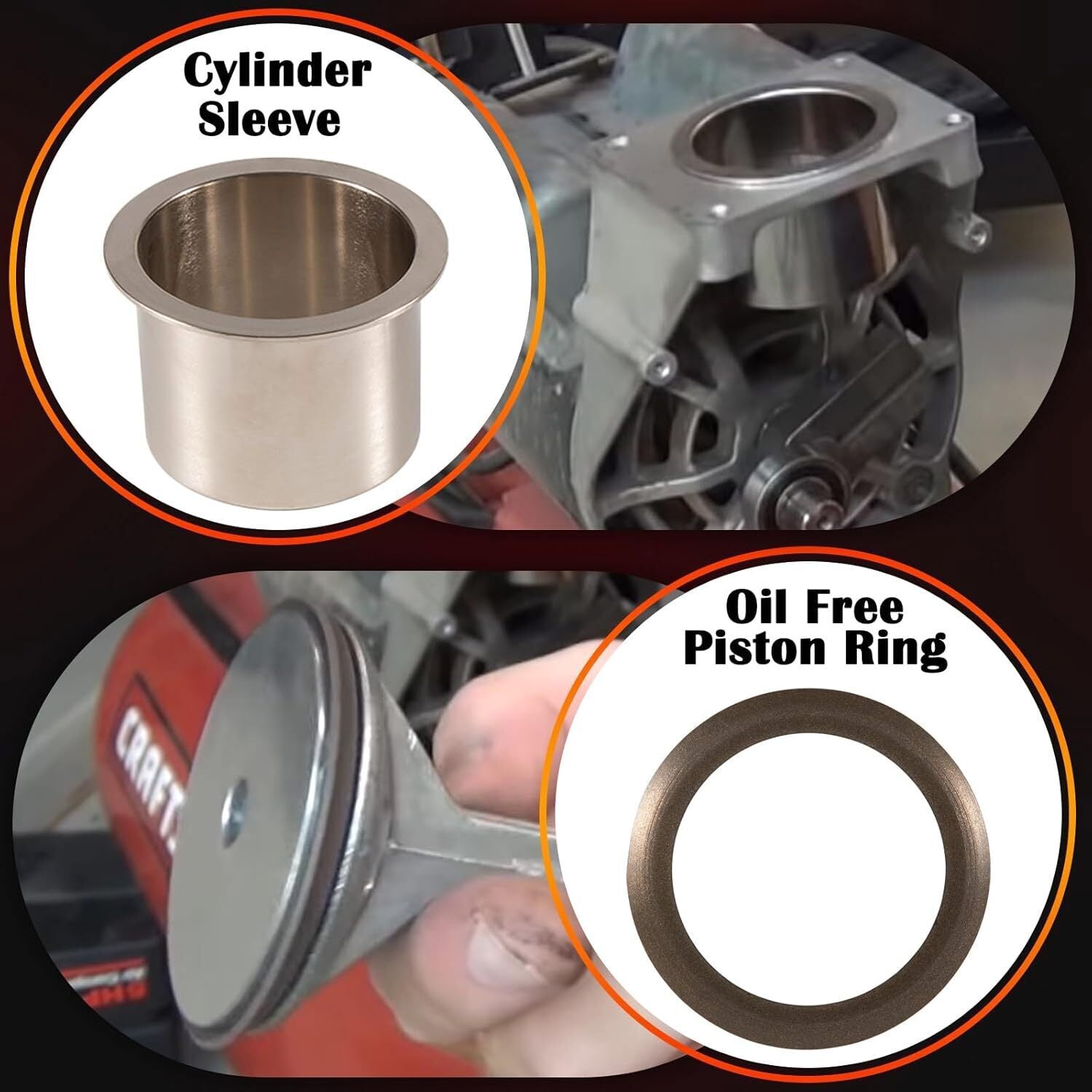 KK-4835 Piston Connecting Rod Kit w/ ACG-1 Rod For Oil Free Compressor Pumps