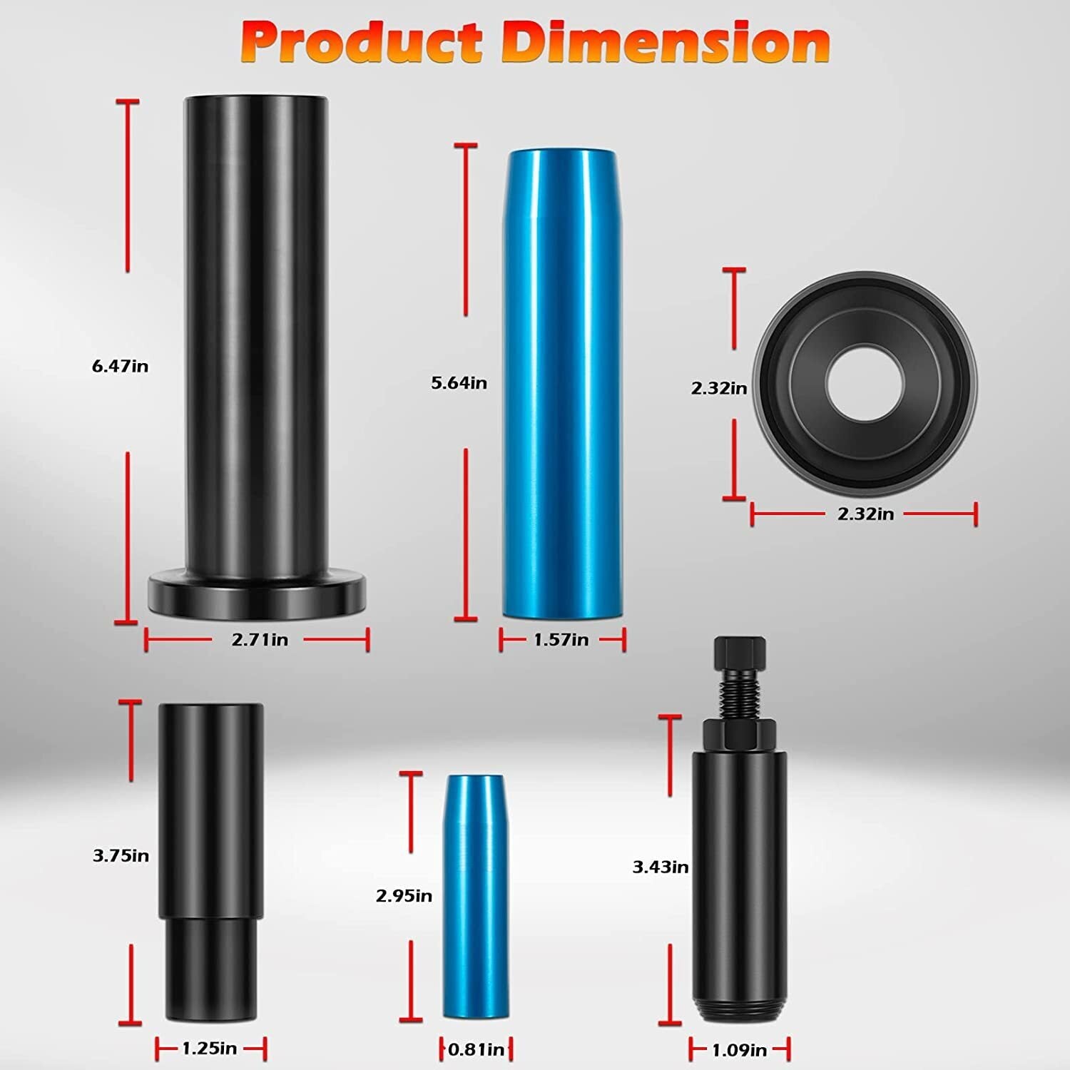 Dual Clutch Transmission Oil Seal Removal Installer Tool for Volvo Ford DCT DPS6