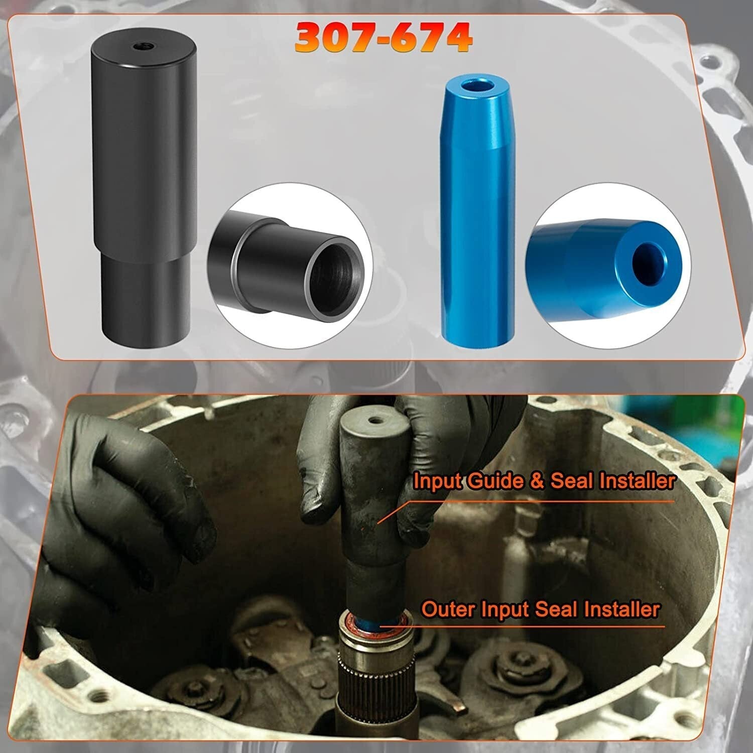 Dual Clutch Transmission Oil Seal Removal Installer Tool for Volvo Ford DCT DPS6
