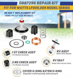 for Watts 0887298 009 1/4"- 1/2" Reduced Pressure Zone Total Relief Valve Repair