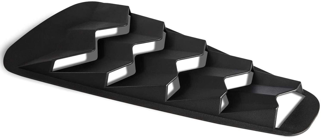 Side Window Louvers Sun Shade Cover for Ford Mustang 2005-2014 V6 V8 Matte Black