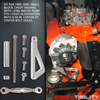 Alternator Bracket Kit fits Small Block Chevy SBC 305 327 350 383 5.0L 5.7L V8