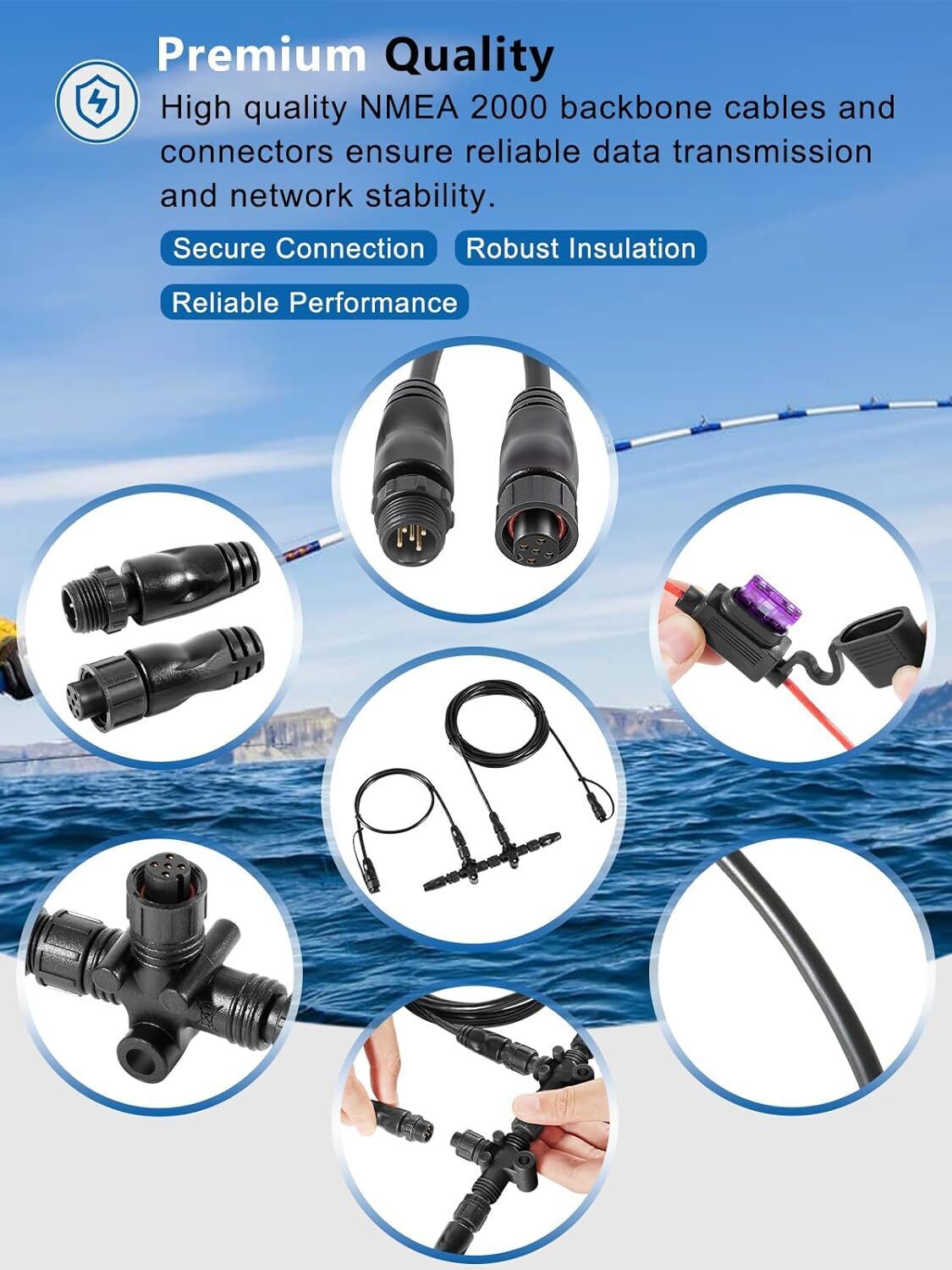 124-69 NMEA 2000 Network Starter Kit for Lowrance N2K Starter Kit N2K-EXP-RD-2