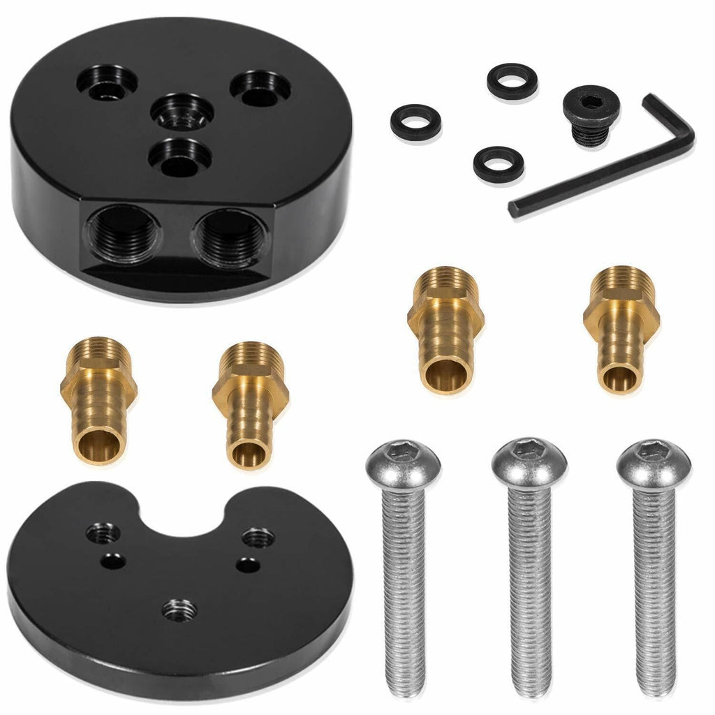 Diesel Fuel Tank Gas Sump Integrated Return Kit for FASS Airdog Cummins Duramax