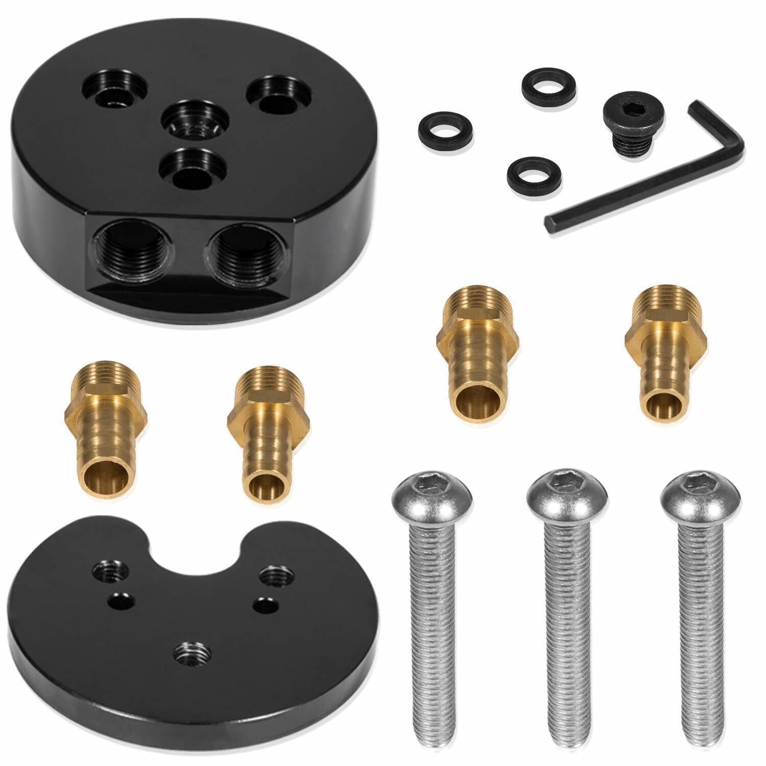 Diesel Fuel Tank Gas Sump Integrated Return Kit for FASS Airdog Cummins Duramax
