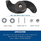 MKP-34 Prop Nut Kit E for Minnkota trolling Motor w/ MKP-33&MKP-38 Props 1865019