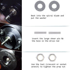 MKP-34 Prop Nut Kit E for Minnkota trolling Motor w/ MKP-33&MKP-38 Props 1865019