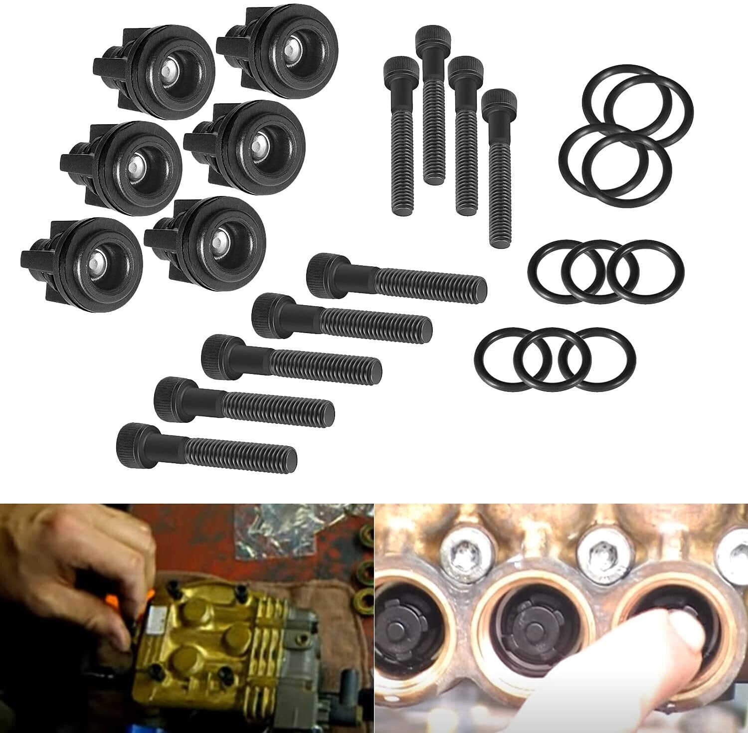 190591GS Pressure Washer Pump Valve Check Kit for Briggs & Stratton, Snapper
