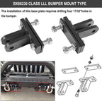 BX88230 Universal Base Tow Bar Purpose Adapter Bracket Kit For Blue Ox Tow Bars