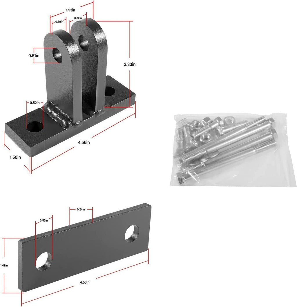 BX88230 Universal Base Tow Bar Purpose Adapter Bracket Kit For Blue Ox Tow Bars