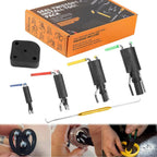 Rod Seal Install Tool Set For Hydraulic Cylinder Skid Steers Loaders Backhoes