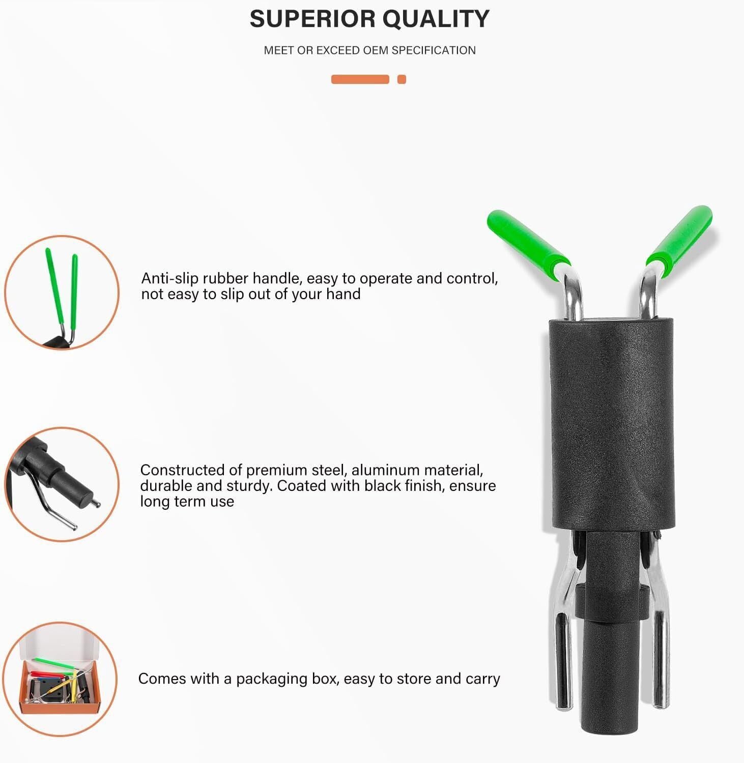 Rod Seal Install Tool Set For Hydraulic Cylinder Skid Steers Loaders Backhoes