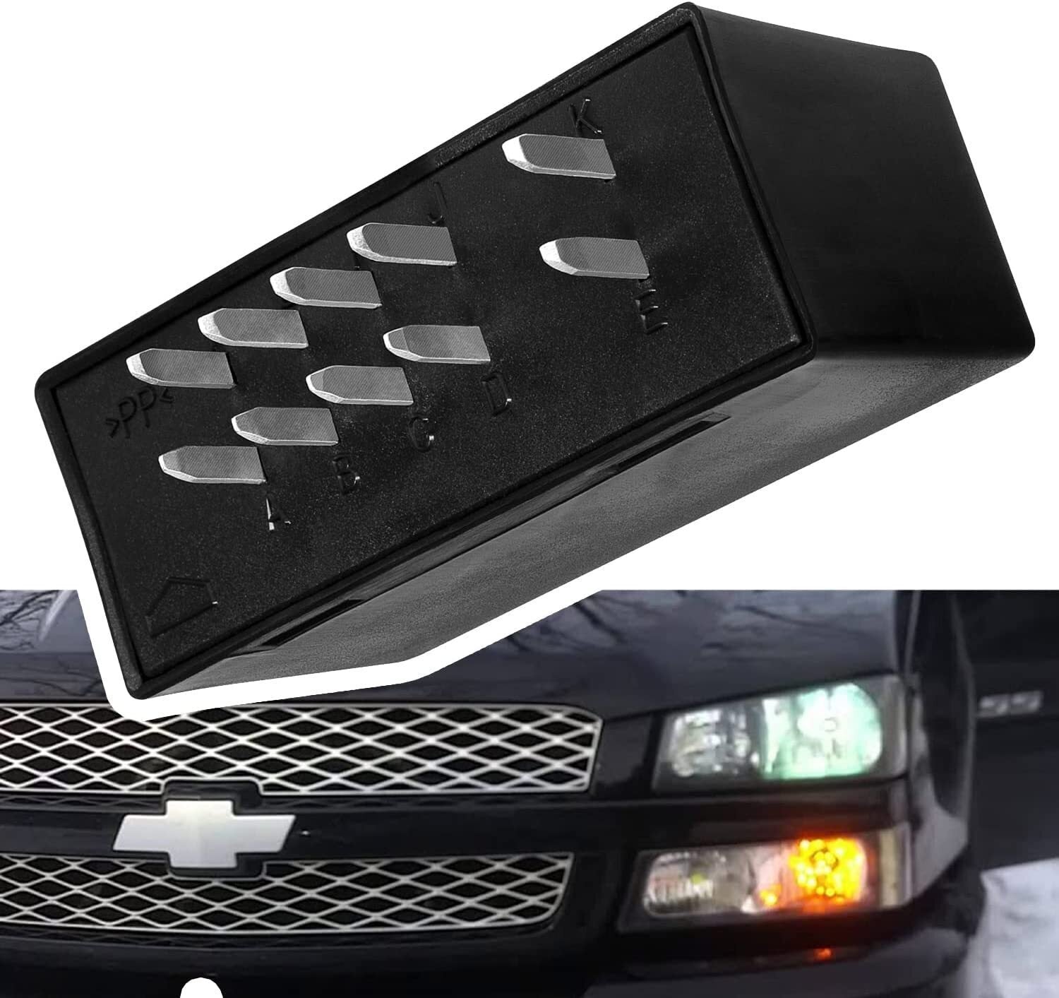 15231201 Hazard Warning LED Flasher Relay for GM Silverado Tahoe, Sierra, Yukon