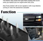 15231201 Hazard Warning LED Flasher Relay for GM Silverado Tahoe, Sierra, Yukon