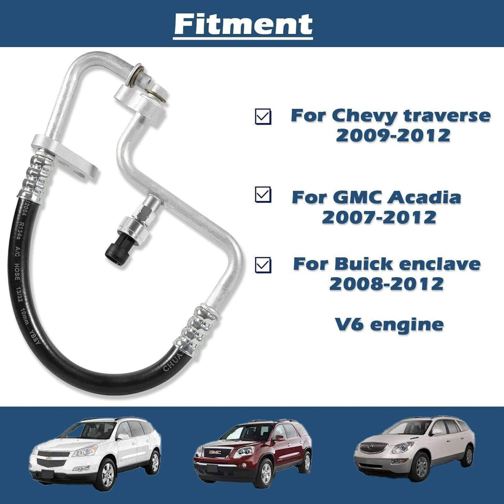 15-34440 AC Delco A/C Manifold Hose Assembly For Chevy GMC Acadia Traverse Buick