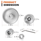 For Belt Knife Grinder 2"x72" Wheel Set 5" Drive 5/8" Bore 3" Track 2" Idler