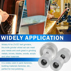 For Belt Knife Grinder 2"x72" Wheel Set 5" Drive 5/8" Bore 3" Track 2" Idler