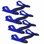 4Pcs Top Roll Bar Grab Handles Grip for Jeep Wrangler CJ YJ TJ JK JK JL (Blue)