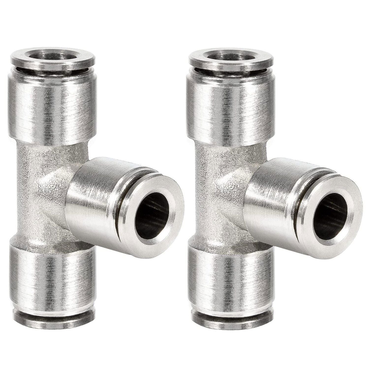 21838 Air Line T-Fittings Union Tee 1/4" Tube Coupler Push-To-Connect Fitting