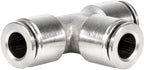 21838 Air Line T-Fittings Union Tee 1/4" Tube Coupler Push-To-Connect Fitting