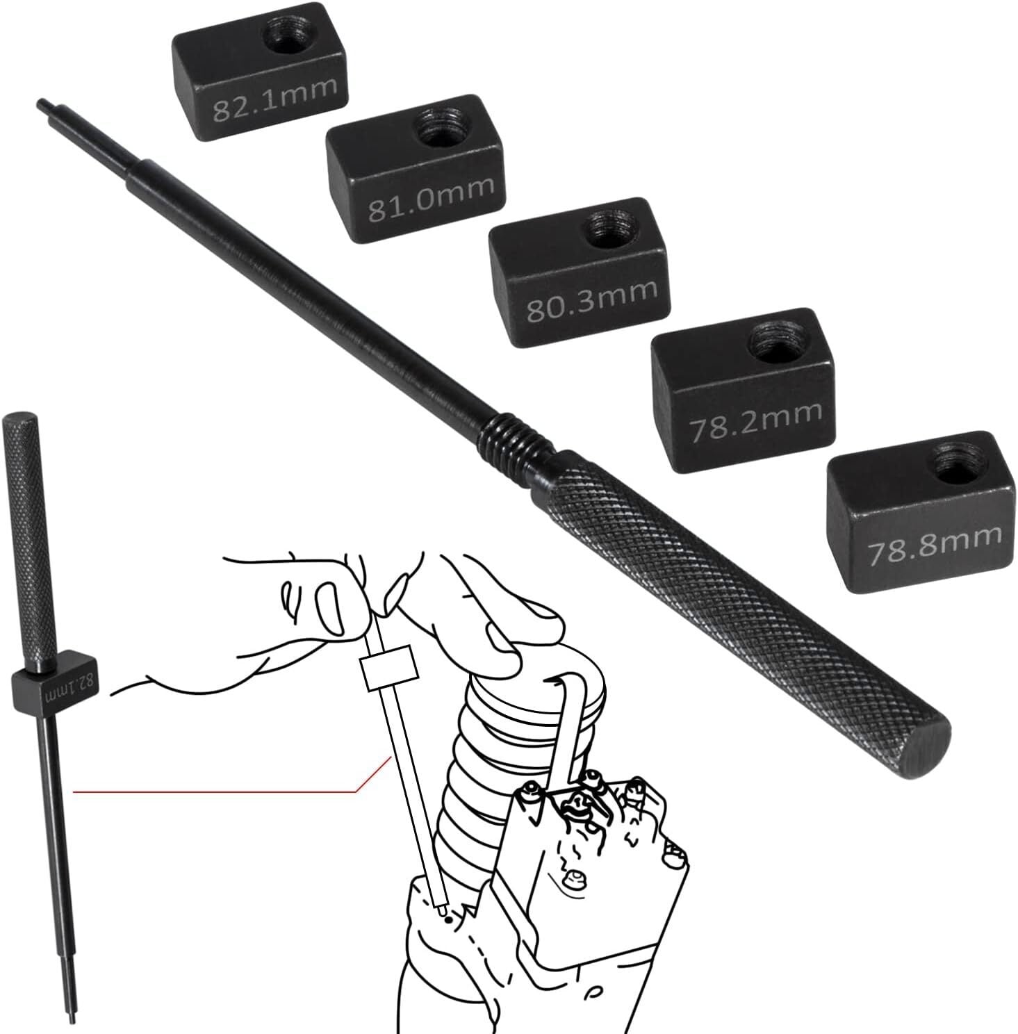 3350 Injector Height Gauge Kit For Detroit Diesel Engines Series 50 & 60