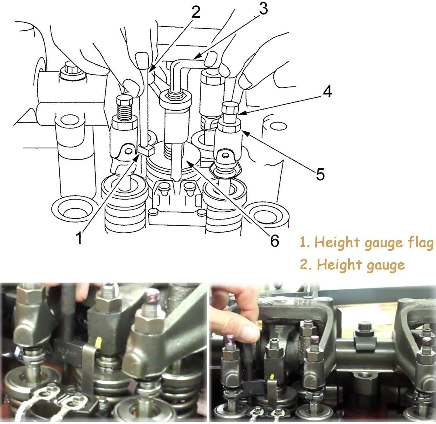 3350 Injector Height Gauge Kit For Detroit Diesel Engines Series 50 & 60