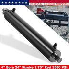 Hydraulic Cylinder Welded Double Acting 4" Bore 24" For Log Splitter 3500 PSI