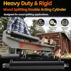 Hydraulic Cylinder Welded Double Acting 4" Bore 24" For Log Splitter 3500 PSI