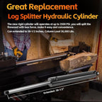 Hydraulic Cylinder Welded Double Acting 4" Bore 24" For Log Splitter 3500 PSI