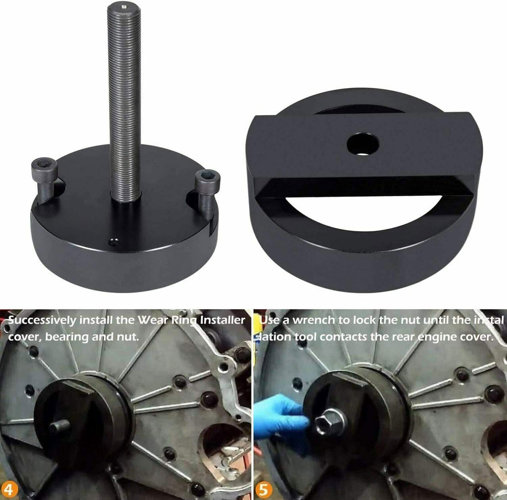 Crankshaft Front & Rear Main Seal Installer Tool For Ford 4.5/6.0/6.4L F-250/350