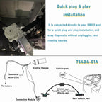 76404-01A Plug-N-Play Pass Through Harness for PowerSteps Running Boards OBDII